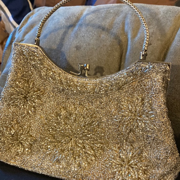 Vintage Stephen Chu Beaded Visit Sweater Factory Beaded Purse - Picture 4 of 13